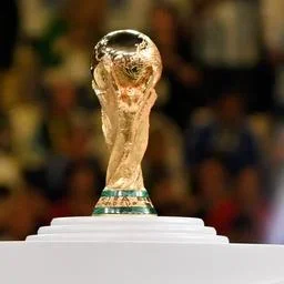 Der Pokal der Fußball-Weltmeisterschaft