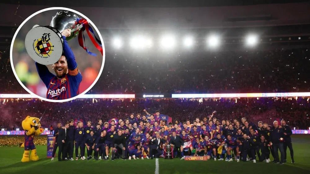 ¡Así ha levantado el título de Liga el FC Barcelona!