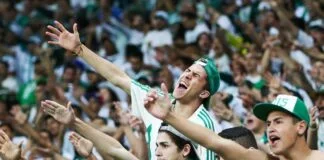 Torcida do Palmeiras no Allianz Parque (Foto: Reprodução/Alexandre Schneider/ Getty Images)
