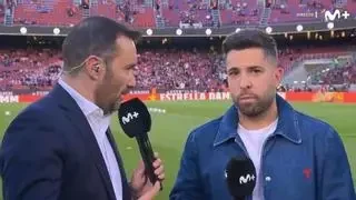 Jordi Alba reacciona así a las polémicas del Madrid: 