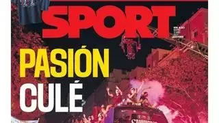 La portada de SPORT de hoy martes, 12 de mayo de 2026